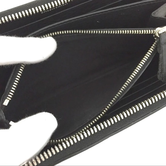 BALENCIAGA Political Campaign Logo Leather Zip Around Long Bifold Wallet/5P0039 - Picture 5 of 8